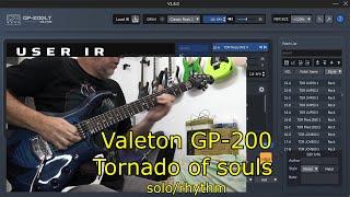 Valeton GP-200 "Tornado of souls" solo/rhythm