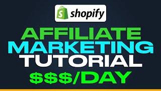 How to set up Affiliate Marketing on Shopify | Shopify Affiliate Marketing Tutorial