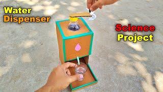 Science exhibition project: DIY Water dispenser machine!