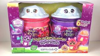 Magic Mixies Earth Magic & Fire Magic Gem Surprise Cauldrons Potion Fizz Plush  Unboxing & Review