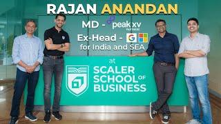 Rajan Anandan at Scaler School of Business