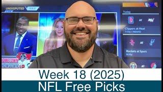 NFL Picks (Week 18) Sunday Football Predictions - Expert Tips & Free Plays - January 5, 2025