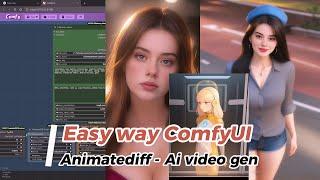 Easy way with Animatediff,  Comfy ui workfolow | Archilives