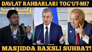 MASJIDDA BAHS! SHAVKAT MIRZIYOYEV VA ISLOM KARIMOV TOG‘UT-MI?  || DR. ABROR MUXTOR ALIY HAFIZAHULLOH