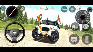 Dollar (Song) Modified Mahindra White Thar || Cars Raceing Game 3D || Car Game Gameplay Part 01