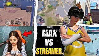 MAX VS STREAMER  | FASTEST 3 FINGER PLAYER | BGMI | BGMI GAMEPLAY