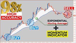  98% High Accuracy EMA-MOMENTUM Trading Forex & Stock (High Accuracy MOVING AVERAGE Indicator)