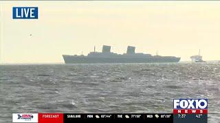 SS United States reaches Mobile Bay