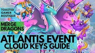Merge Dragons Atlantis Event  Mystic Cloud Keys Guide 