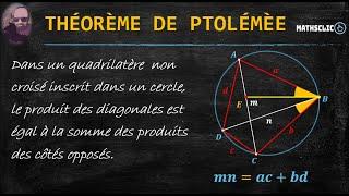 QUADRILATÈRE : THÉORÈME DE PTOLÉMÉE