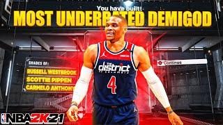 NBA 2K21 #1 MOST UNDERRATED BUILD IN CURRENT GEN CRAZY CONTACT DUNKS! BEST BUILD 2K21!