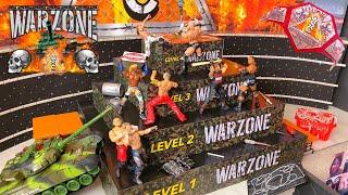 WarZone WWE Action Figure Match! Hardcore Championship!