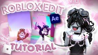 How to make a ROBLOX EDIT ON AFTER EFFECTS without plugins (FOR BEGINNERS) || Auraxs4l
