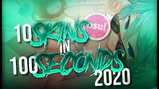 Top 10 osu! Skins in 100 Seconds 2020 #3