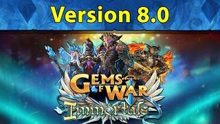 Gems of War: Version 8.0 Overview | Immortal Troops, Burning Marks, PvP Seasons