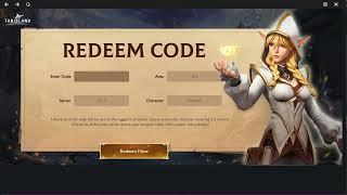 Tarisland Redeem Code - PlayTarisland How to Use