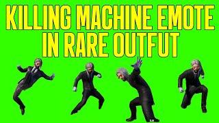 Killing Machine Emote in Rare Oufit |Green Screen |PUBG MOBILE | ROX HAMZA