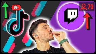 Cómo crecer en TWITCH con TIK TOK