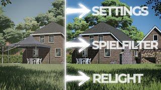 Meine Grafik im LS22 | Gamesettings + Relight + Nvidia Spielfilter | 2024