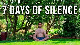 NOT TALKING FOR 7 DAYS - (Vow of Silence Experiment)