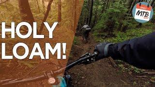 Following A 16-Year-Old Down A Scary Steep, Technical, & Loamy Mountain Bike Trail!