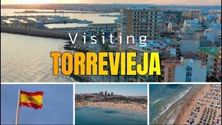 Visiting, walk & Fly through TORREVIEJA , Costa Blanca Spain   - (4K) Tiny Tour 2023