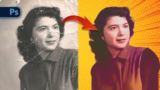 Old photo restoration in Photoshop | photo restoration | neural filters photoshop | photoshop 2023