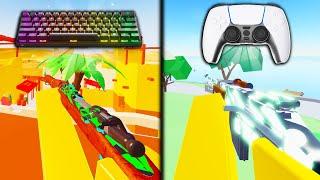 Keyboard VS Controller.. (Roblox Arsenal)