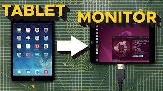 Your old iPad or Android Tablet as External Monitor!