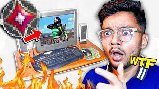 Worst Gaming Setup ! His rank will *blow your mind*