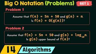 Big O Notation (Solved Problems) - Set 1