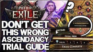 Path of Exile 2 - 16 IMPORTANT Ascendancy Trial Tips - Unlock Ascendancies Easy & Skill Point Guide!