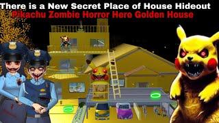 THERE'S A SECRET PLACE HOUSE PIKACHU ZOMBIE HORROR HERE THE GOLD HOUSE ⁉️ | SAKURA SCHOOL