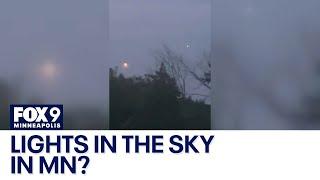 Mysterious lights reported in Minnesota night sky