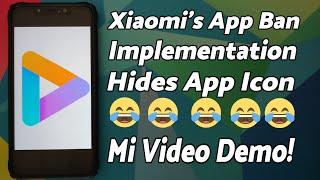  MIUI Banned Apps Implementation Just Hides the App Icon | Mi Video Banned in India  