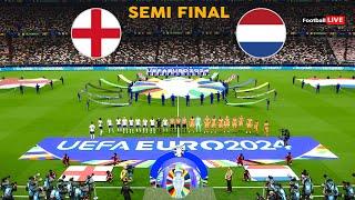 England vs Netherlands - Semi Final UEFA Euro 2024 | Full Match Penalties | Realistic PES Gameplay