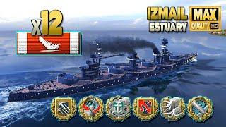 Линкор «Измаил»: сенсация, уничтожено 12 кораблей - World of Warships