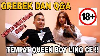 GREBEK TEMPAT LINGCE QUEEN BOY SAMPAI DI SURUH PEGANG ANU NYA BOSKU !!