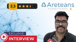 Areteans company UI developer interview and review