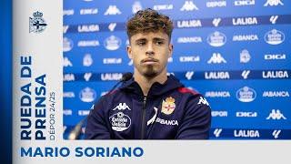 Rueda de prensa de Mario Soriano tras el RC Deportivo 1-1 CD Eldense