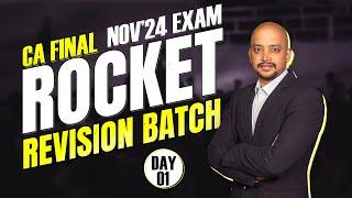 CA FINAL | IDT | ROCKET REVISION BATCH | NOV 24 EXAM | DAY 01