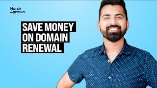 GoDaddy Domain Renewal Pricing Sucks! Save Money on Domain Renewal!