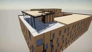 Morfa LGS 3D Steel Detailing BIM Model Animation by StruServices Ltd