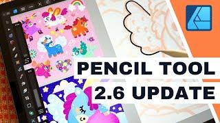 Affinity Designer 2.6 Update: The Pencil Tool Finally Feels Natural!  - iPad DEMO