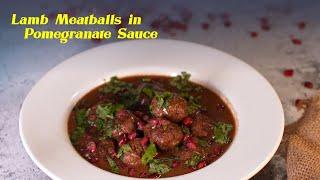 Lamb  Meatballs In Pomegranate Sauce | Moroccan Lamb & Pomegranate Recipe | Allspice Institute