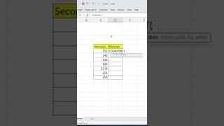 How to convert seconds into minutes in excel  ||  #virlshort  #khushoo  #compuer  #excel #windows