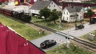 Strasburg Model Railroad 90 passing Esbenshade Turkey Farm