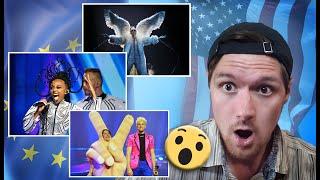 American Reacts to "Eurovision 2021 Highlights"