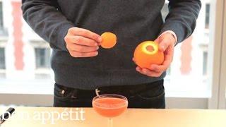 How to Flame an Orange Peel for Cocktails