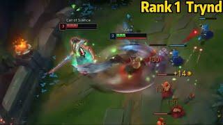 Rank 1 Tryndamere: This 1100LP Tryndamere is BREAKING KR High Elo！